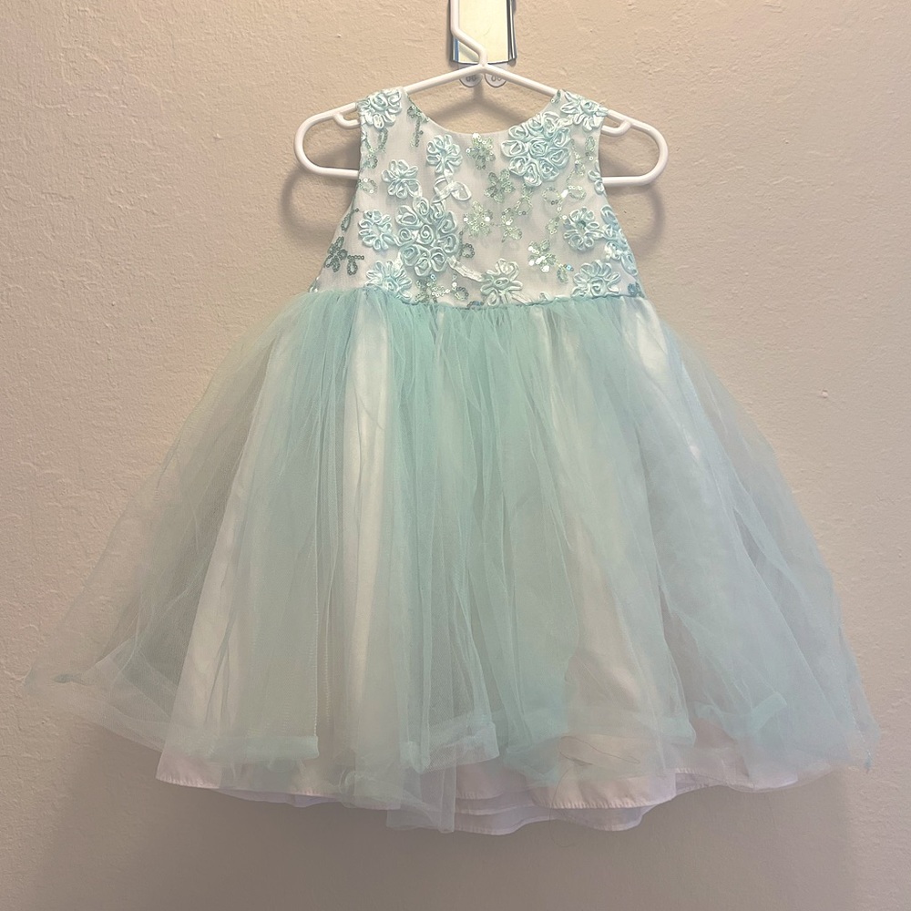 Beautiful sky blue party dress